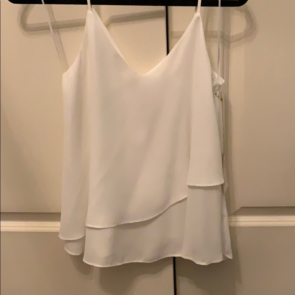White strappy top